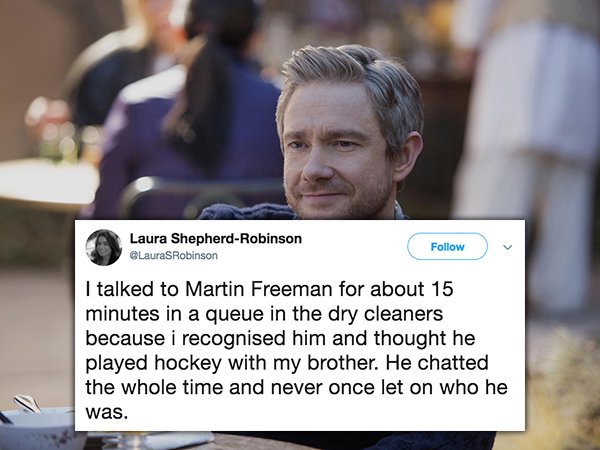 12 Encounters That Prove Celebrities Are Just like the Rest of Us