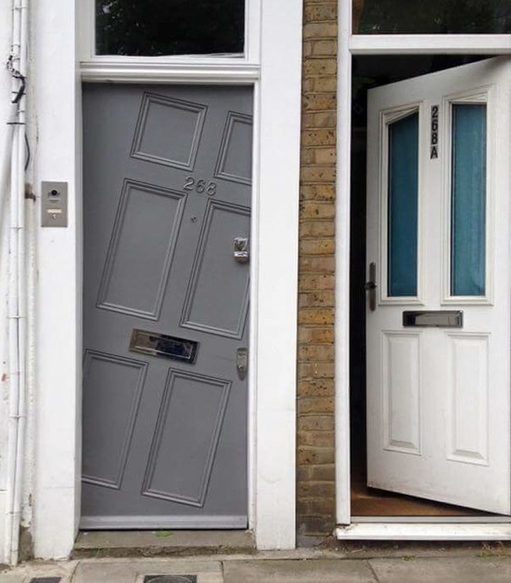 “This door in North London makes me hideously uncomfortable.”