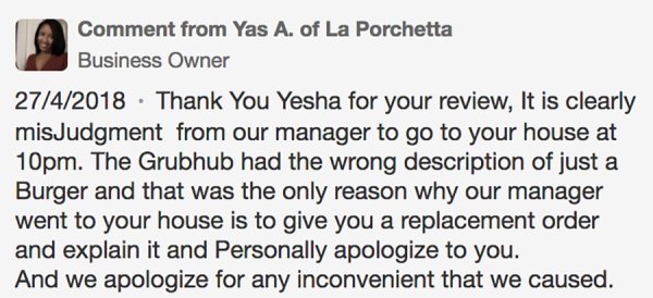 Woman leaves restaurant 3-star Yelp review and the manager escalates things in a big way