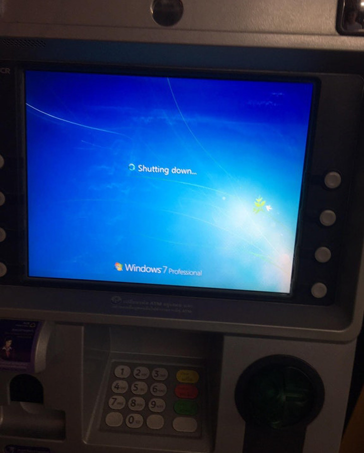 “My card was still in the ATM.”