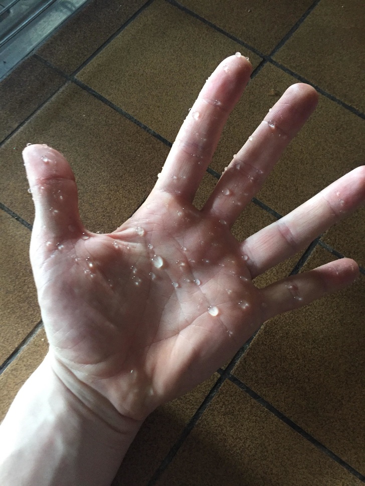 “While waterproofing my leather ski gloves the wax made my hands waterproof...”