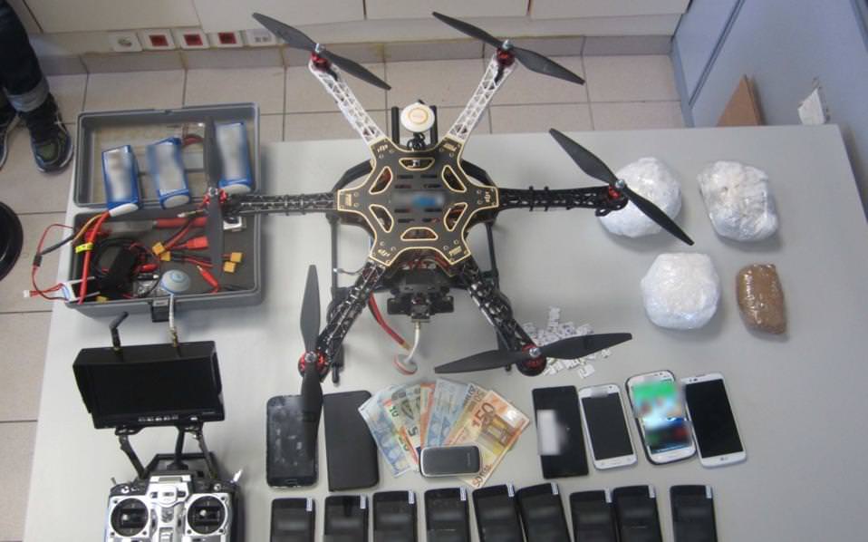 Yet another drone smuggle attempt.