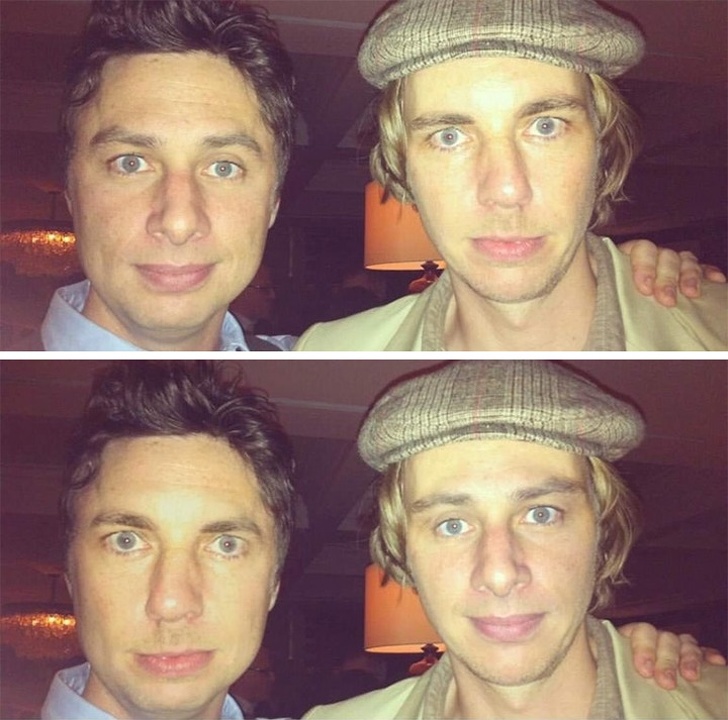 Zach Braff and Dax Shepard have “face swapped”. Has anything changed?