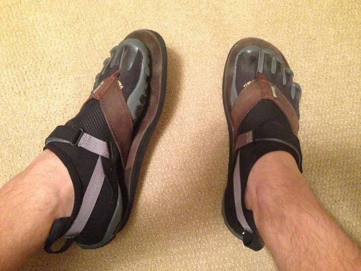 “I found something worse than socks and sandals.”