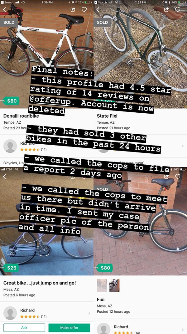 The Story of a Stolen Bike is a Real Page Turner