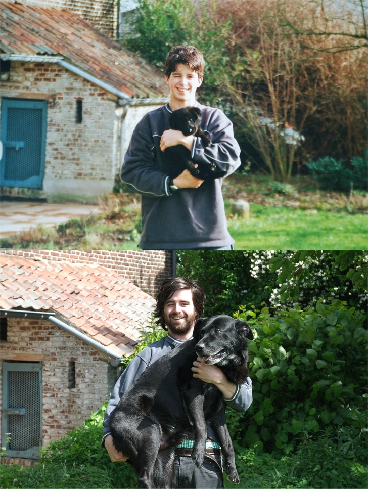before and after grow up
