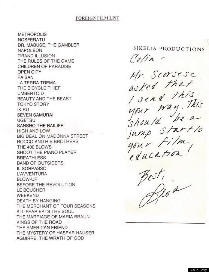 Martin Scorsese’s List of 39 Essential Foreign Films