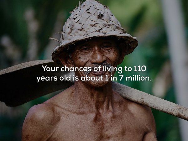 25 mind-blowing facts about human life