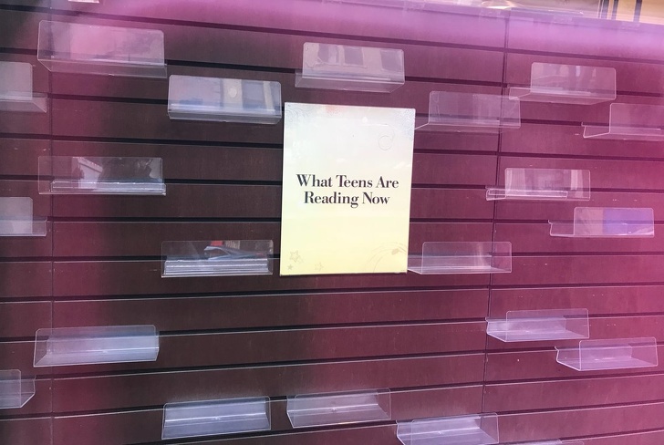 The bookstore is very harsh on the modern generation.