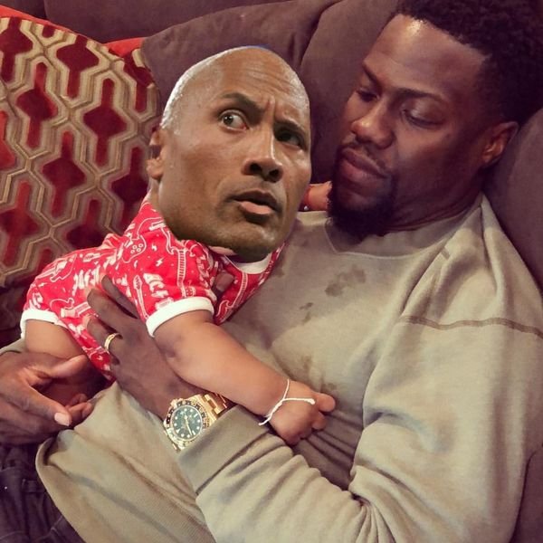 kevin hart and the rock memes