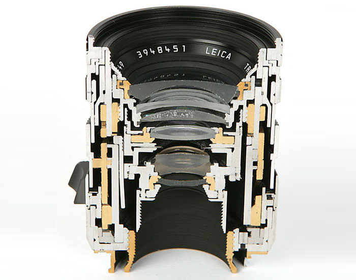 camera lens cut in half - 484 51 Lel Leica 394 B 9
