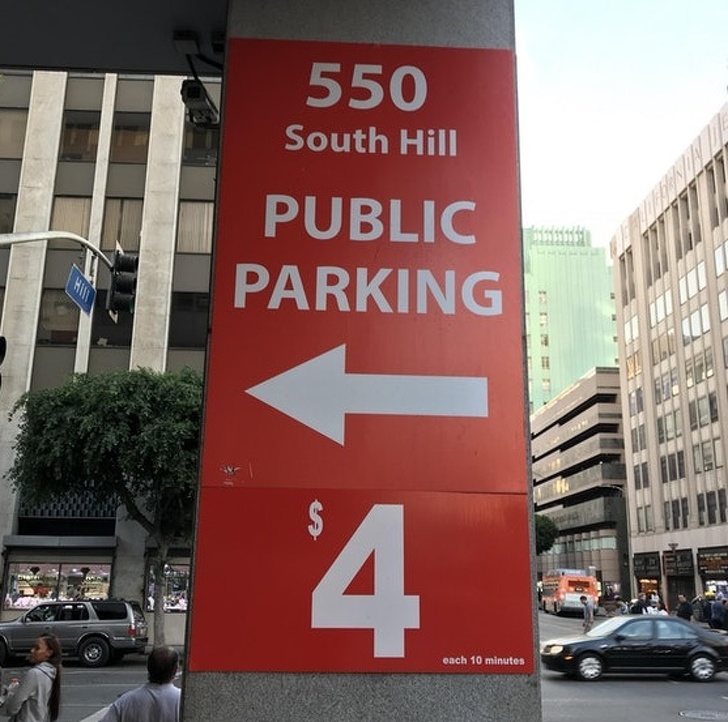 550 south hill public parking - 550 South Hill Public Parking cach 10 minutes