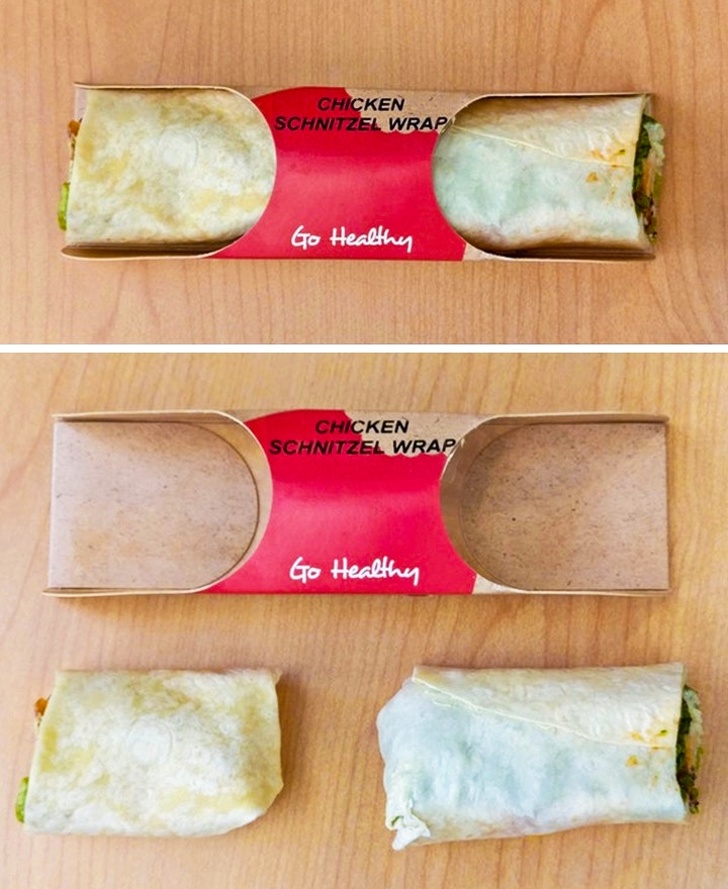 misleading reddit packaging - Chicken Schnitzel Wrap Go Healthy Chicken Schnitzel Wrap Go Healthy