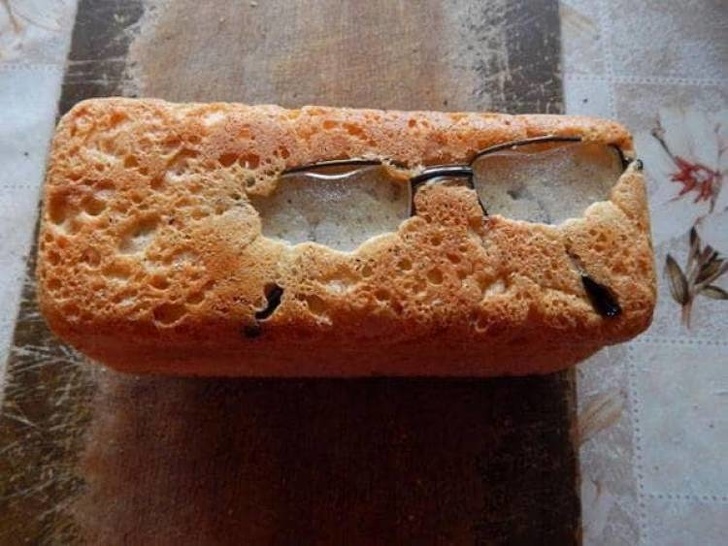 Just in case you were wondering how your glasses manage to vanish all the time...