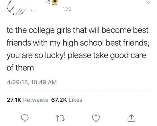 wholesome meme of Music - to the college girls that will become best friends with my high school best friends; you are so lucky! please take good care of them 42918,