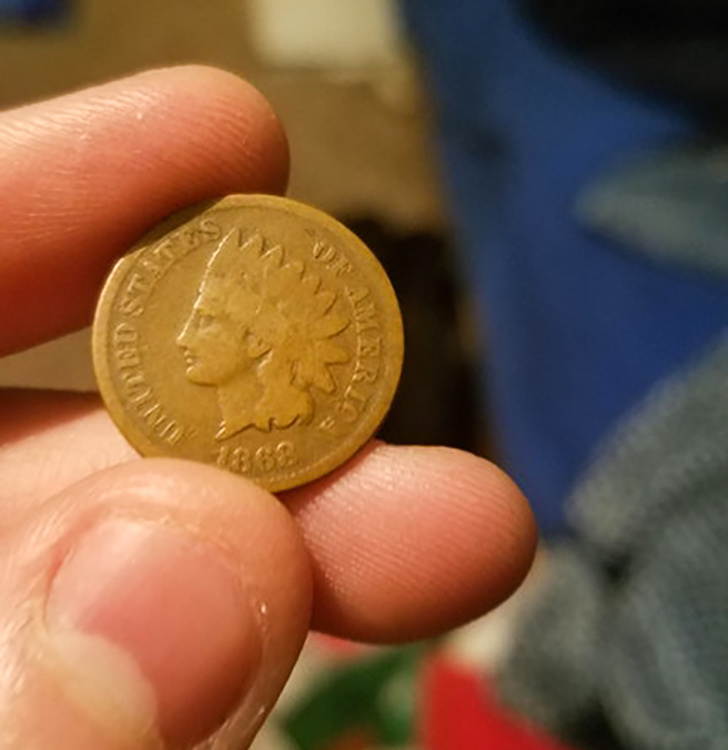 “I found a 150-year-old coin in my change.”