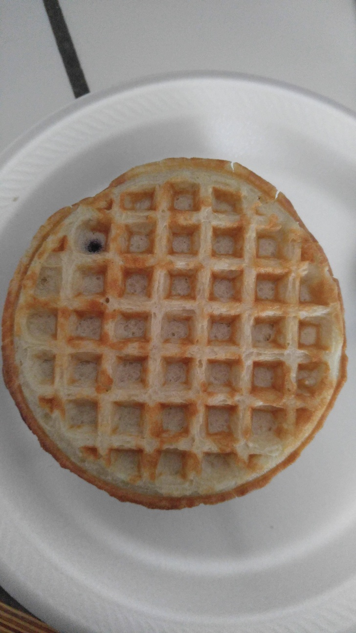 Blueberry waffle...ish