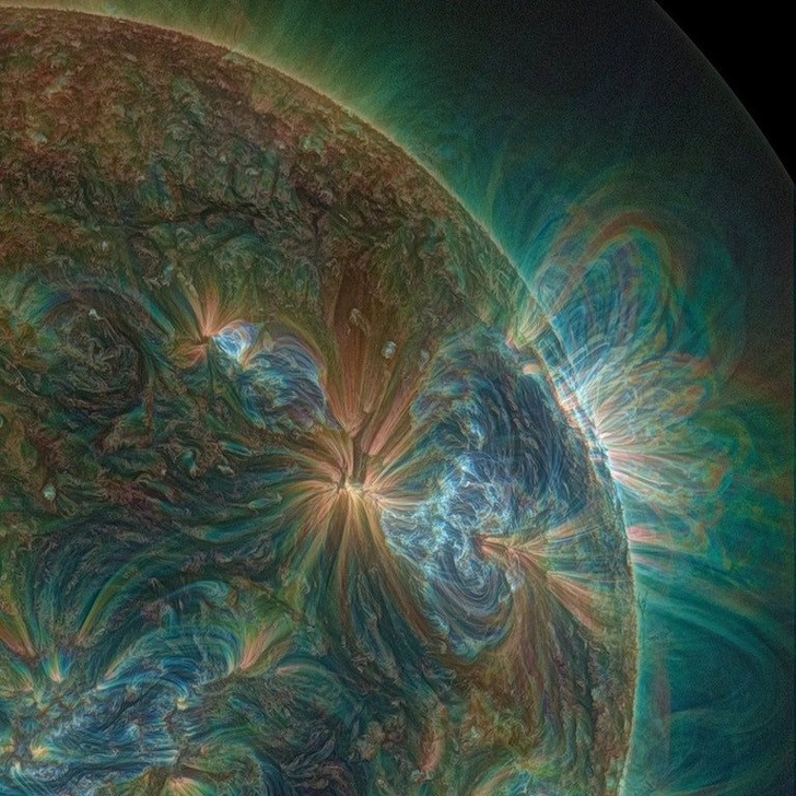 The sun seen through a UV-lens
