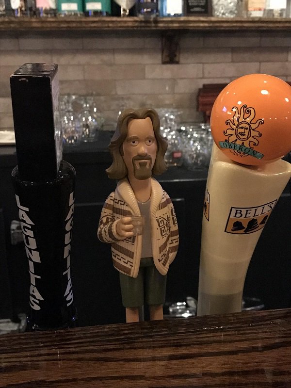 This dude tap handle.