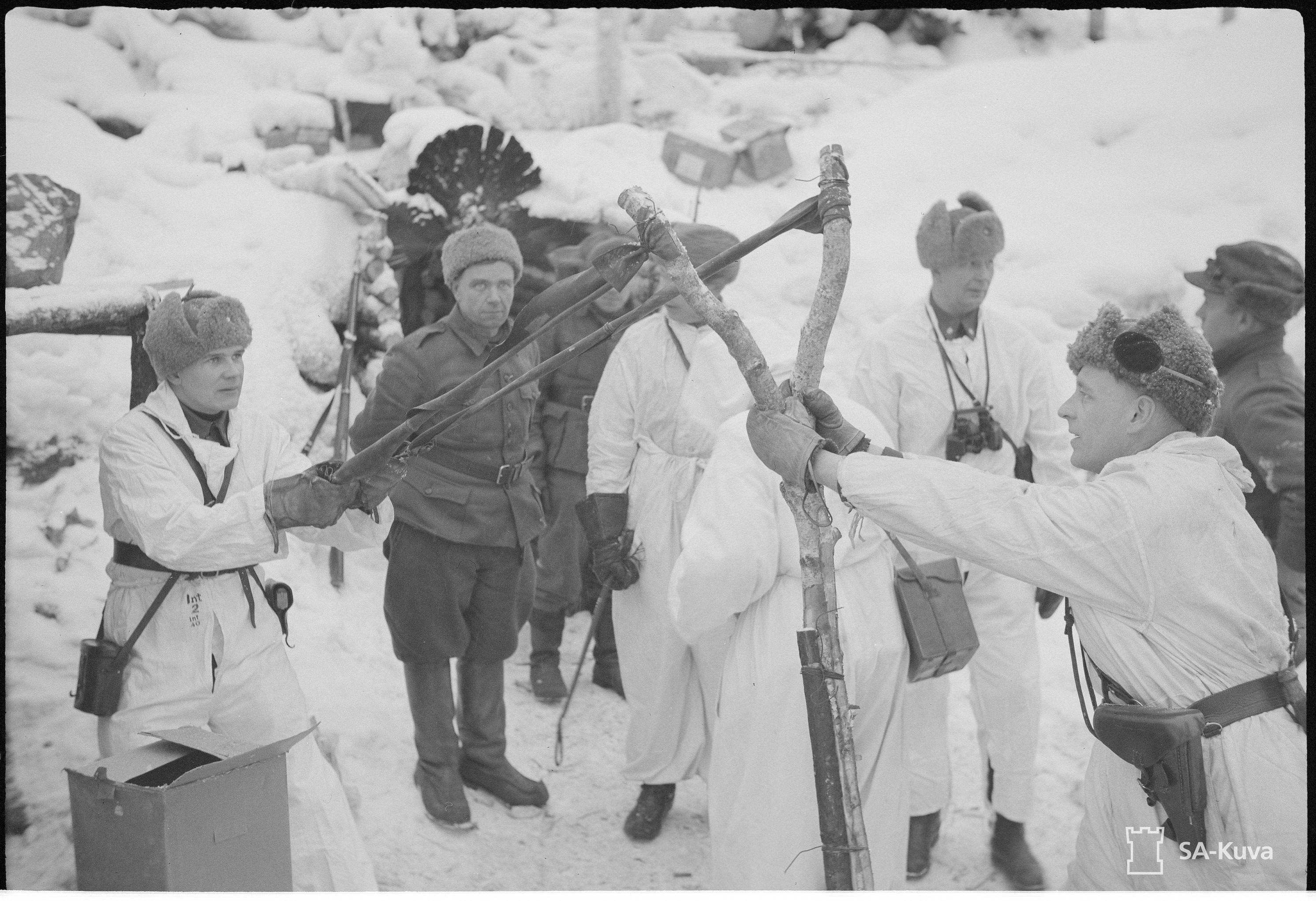 How the Finnish fired artillery at the Russians during blistering cold days during the Winter War in 1941.