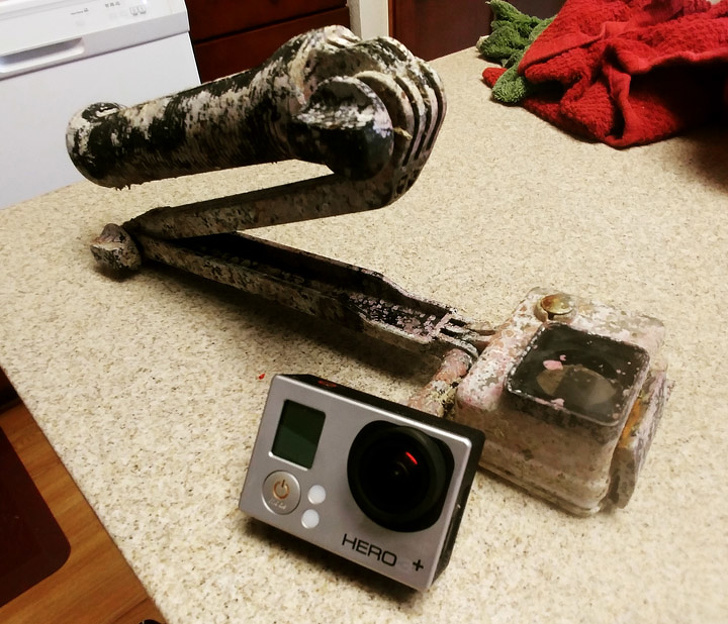 “Found a GoPro that’s been in the ocean for roughly 2 months, it still works.”