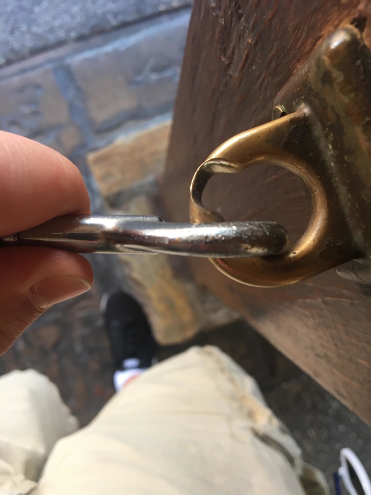The amount of wear on this Disney World hook