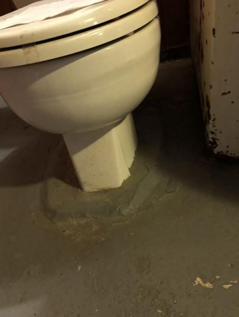 Can't figure out plumbing? Pour the floor all over instead!