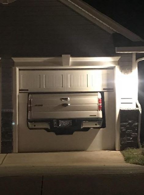 When you HAVE to own a truck, no matter how big your garage is.