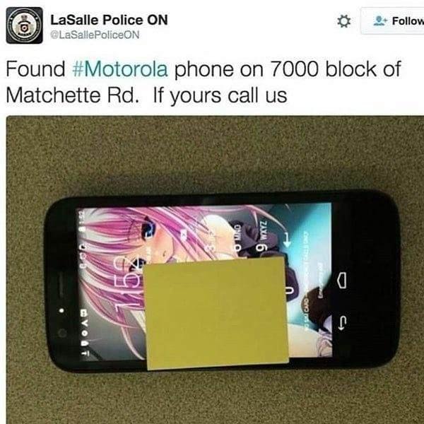press y to shame meme - LaSalle Police On Found phone on 7000 block of Matchette Rd. If yours call us Za One 6