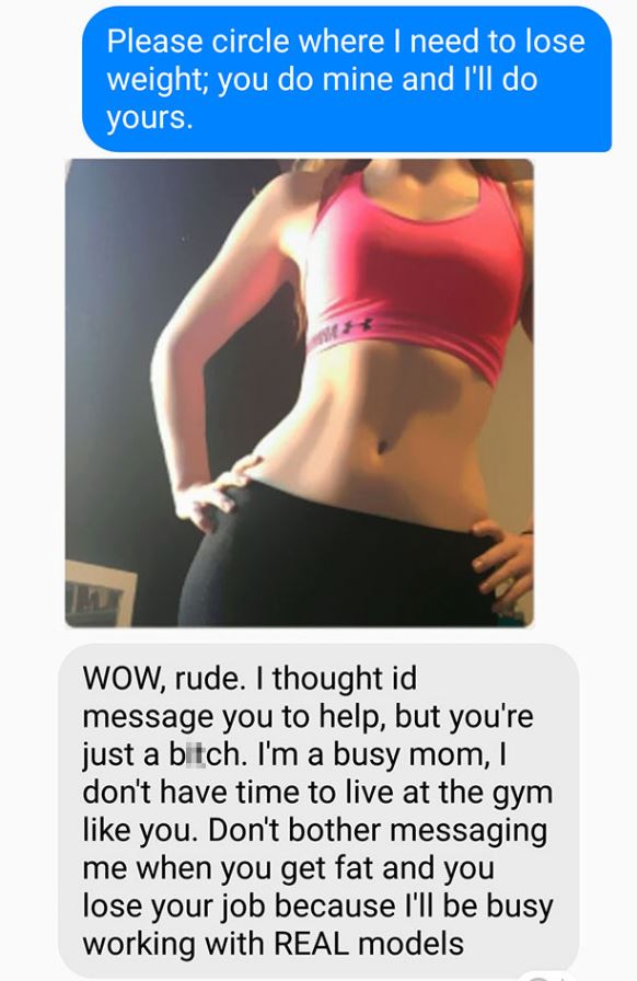 Hot Mom Handles A Rude Stranger Who Thinks She's Too Fat