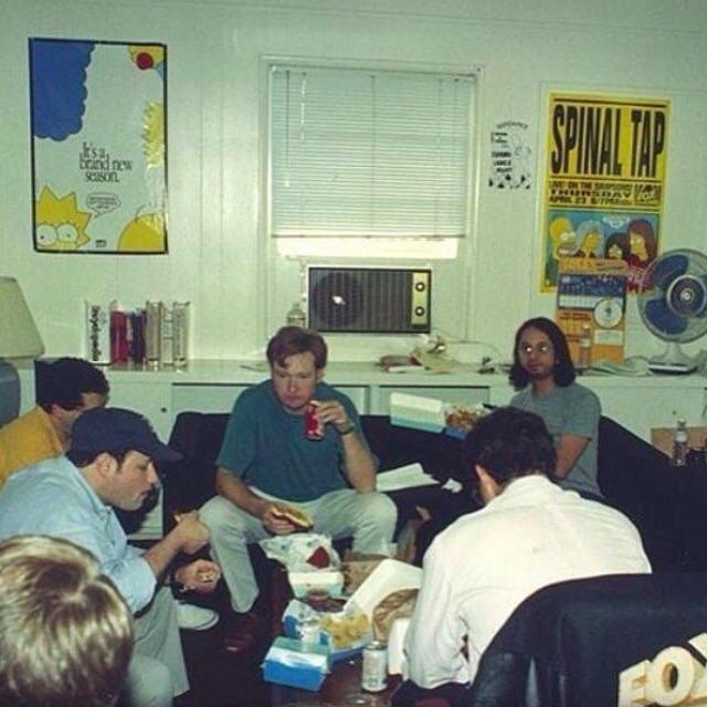 “The Simpsons” writing room, 1992