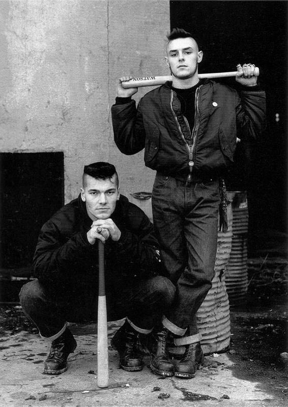 Members of the Red Warriors – a Paris street gang that used violent force to remove neo-Nazis from France in the mid-late 1980s