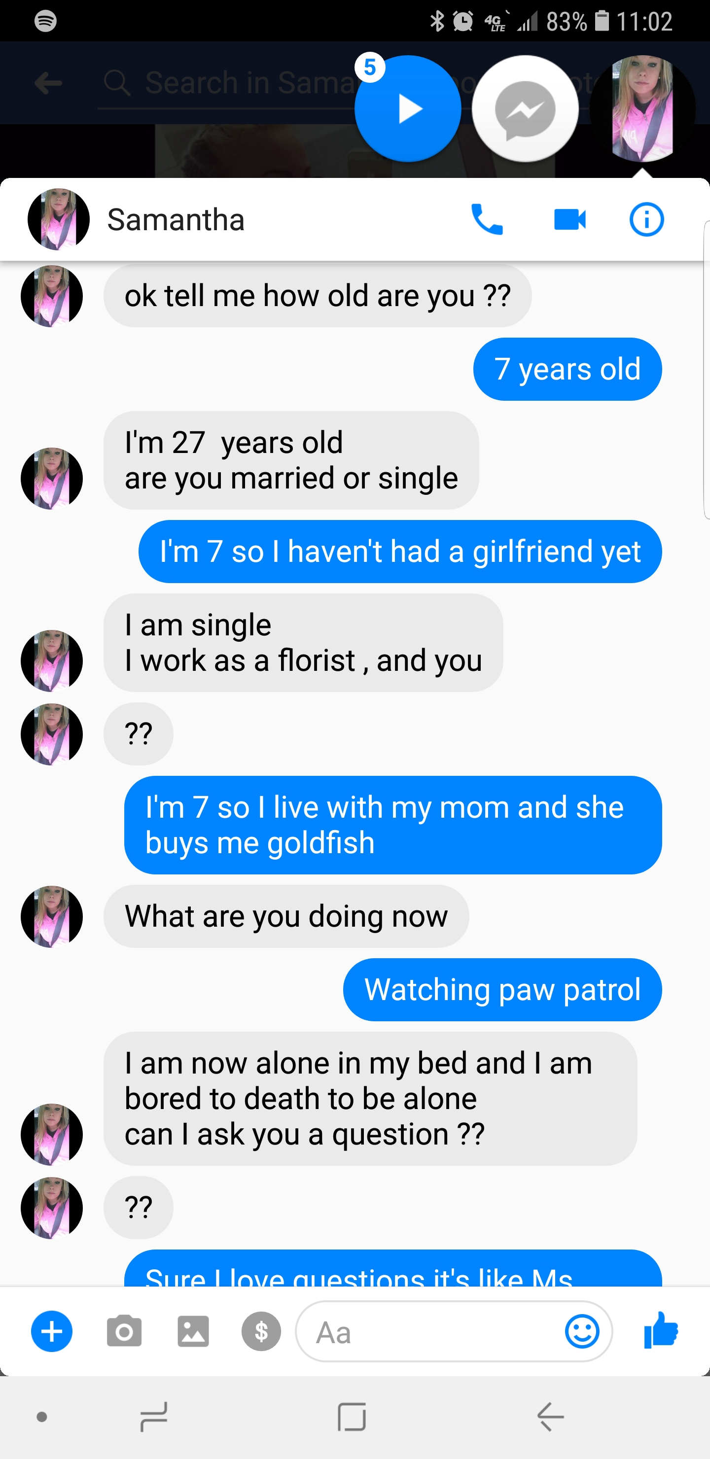 Guy turns Facebook scammer into a pervert