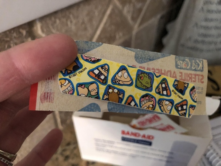 “My grandma has a Band-Aid from 1997.”