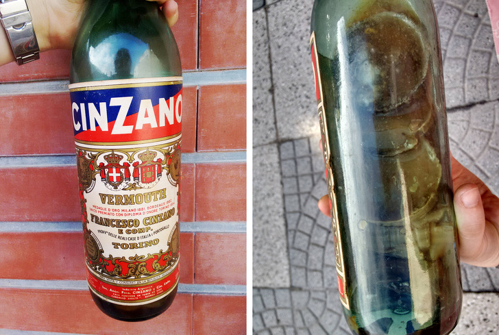 Old Vermouth bottle