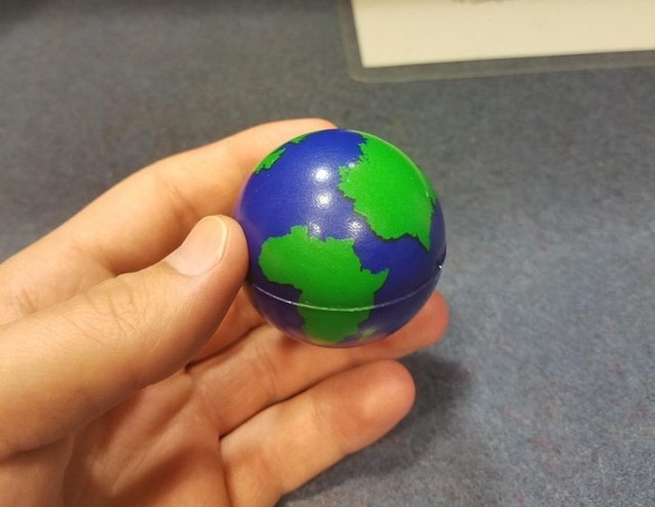 “A stress ball at my work is missing Europe.”