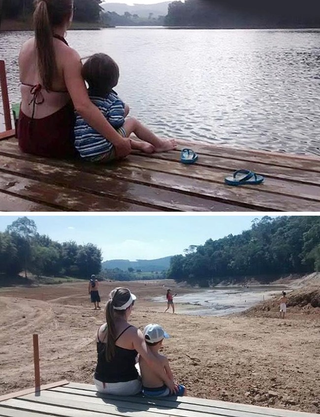 The Water crisis in Sao Paulo, Brazil changed the area completely in just 6 months.