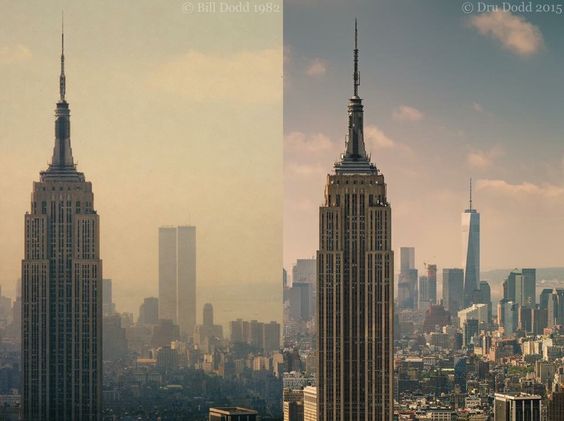 New York City in 1982 and 2015