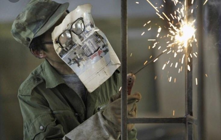 welding with newspaper