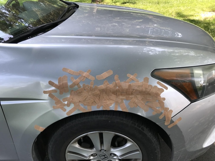 car band aid