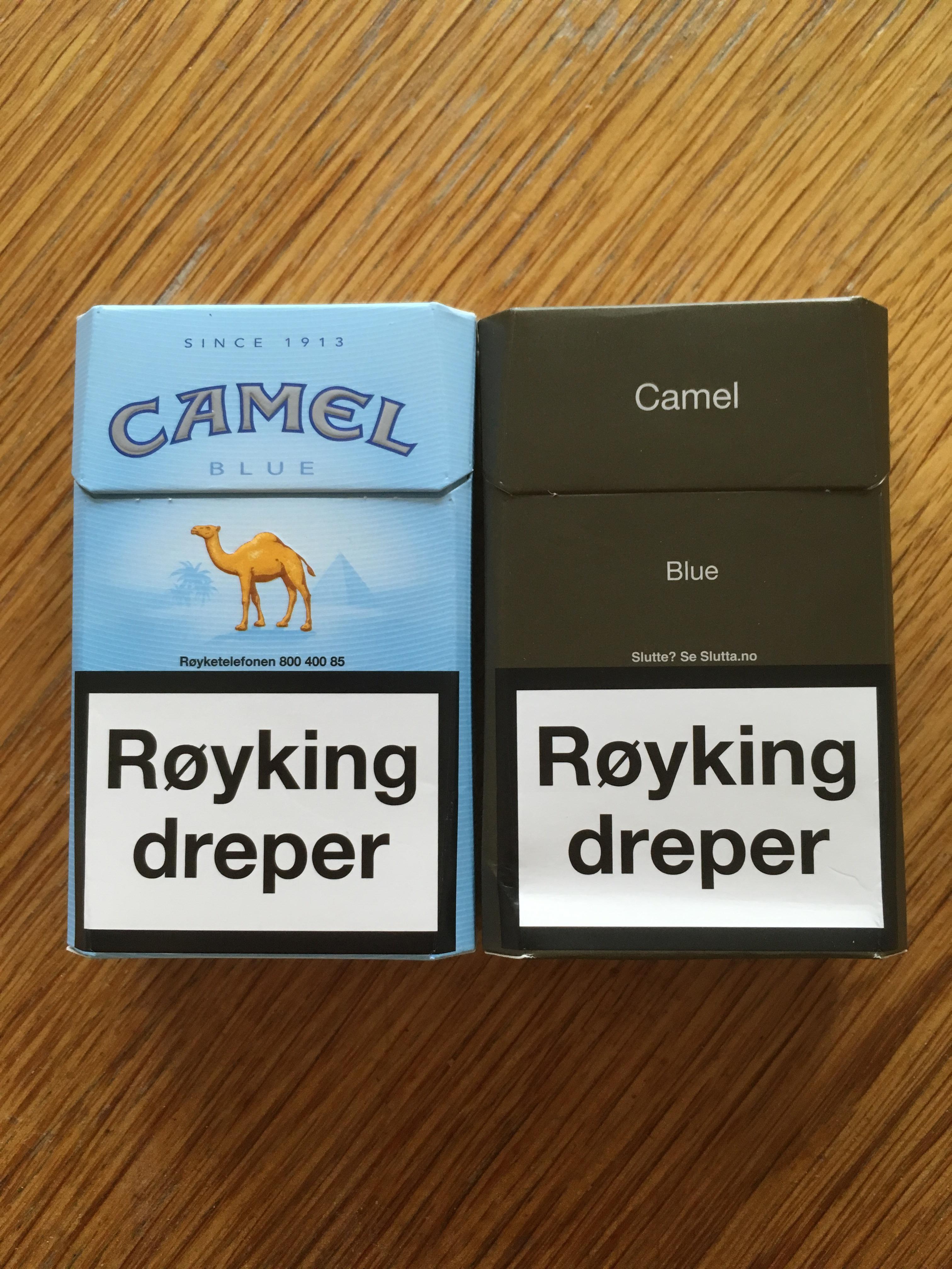 All tobacco products sold in Norway must come in the same colored package with no other graphics or logos, to make smoking less appealing to the youth.