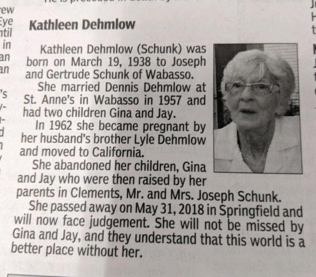 This obituary is ice cold