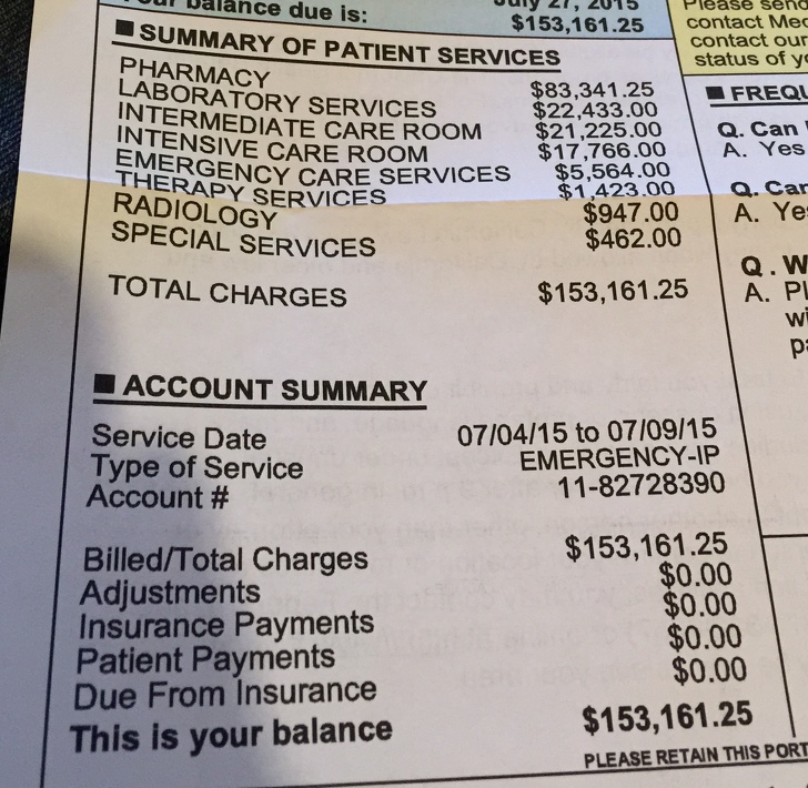 This is the cost of a rattlesnake bite in America.