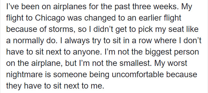 Man On Plane Calls His Seatmate A Smelly Fatty