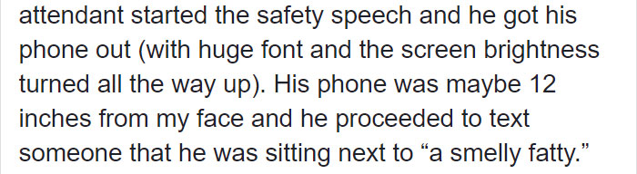 Man On Plane Calls His Seatmate A Smelly Fatty