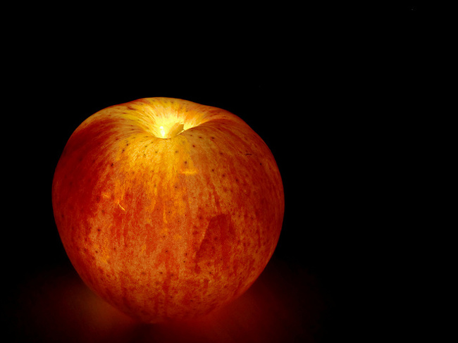 “This is my first attempt at ‘glowing fruit.’ No Photoshop involved.”