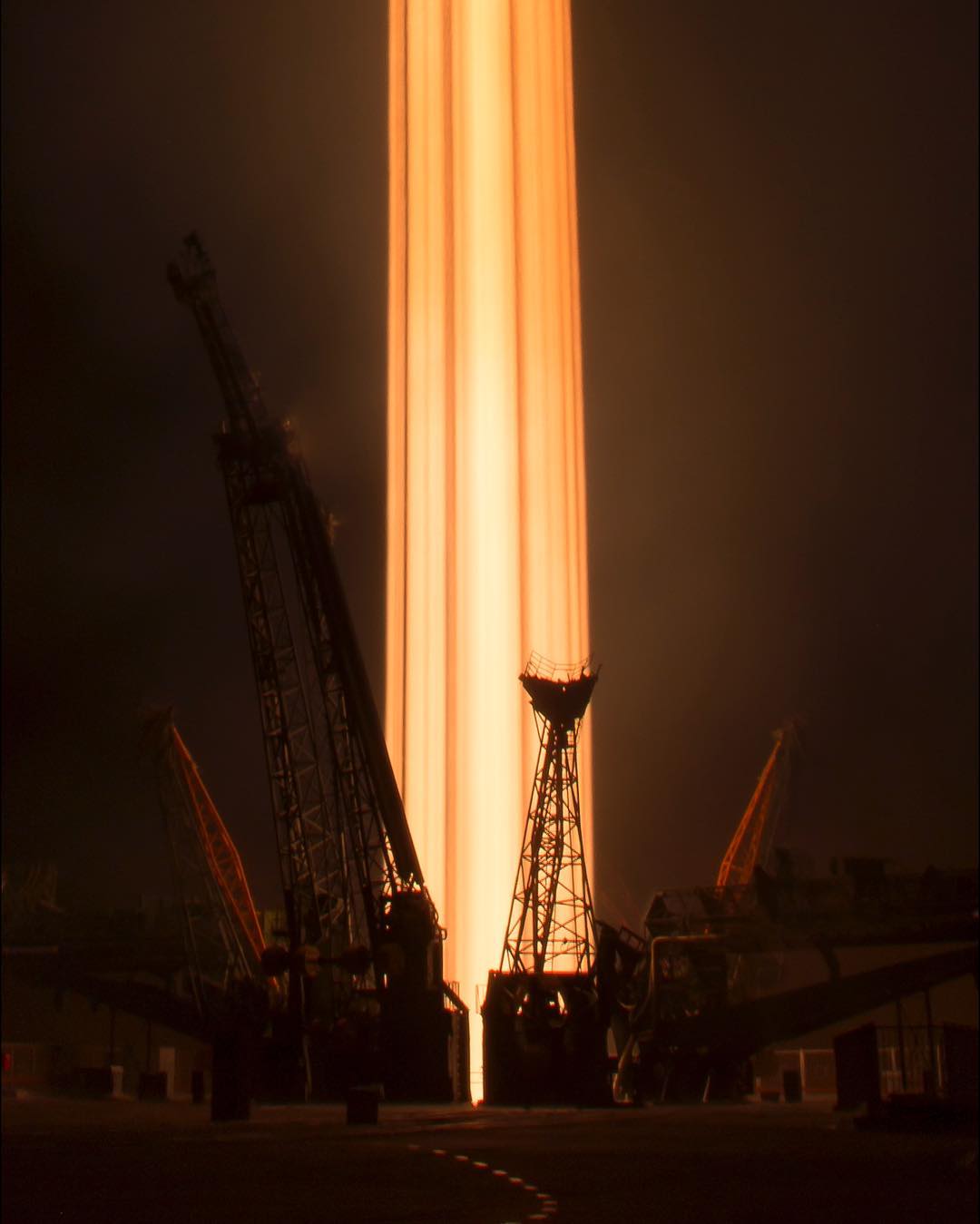 The launch of Soyuz MS-03