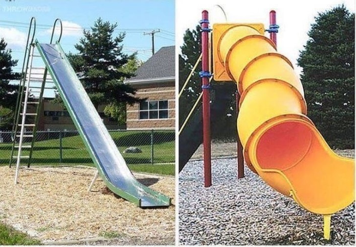 90's nostalgia of big playground slides