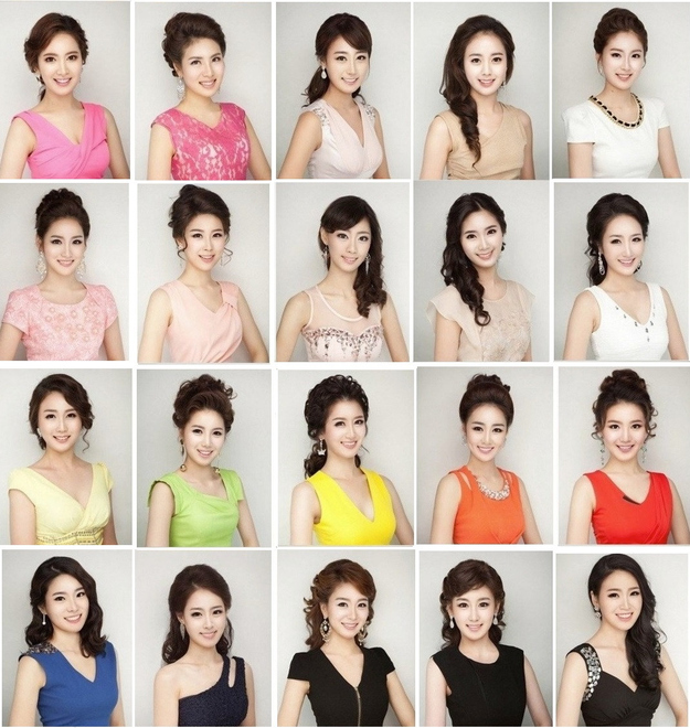 Plastic Surgery Blamed for Making All Miss Korea Contestants Look Alike