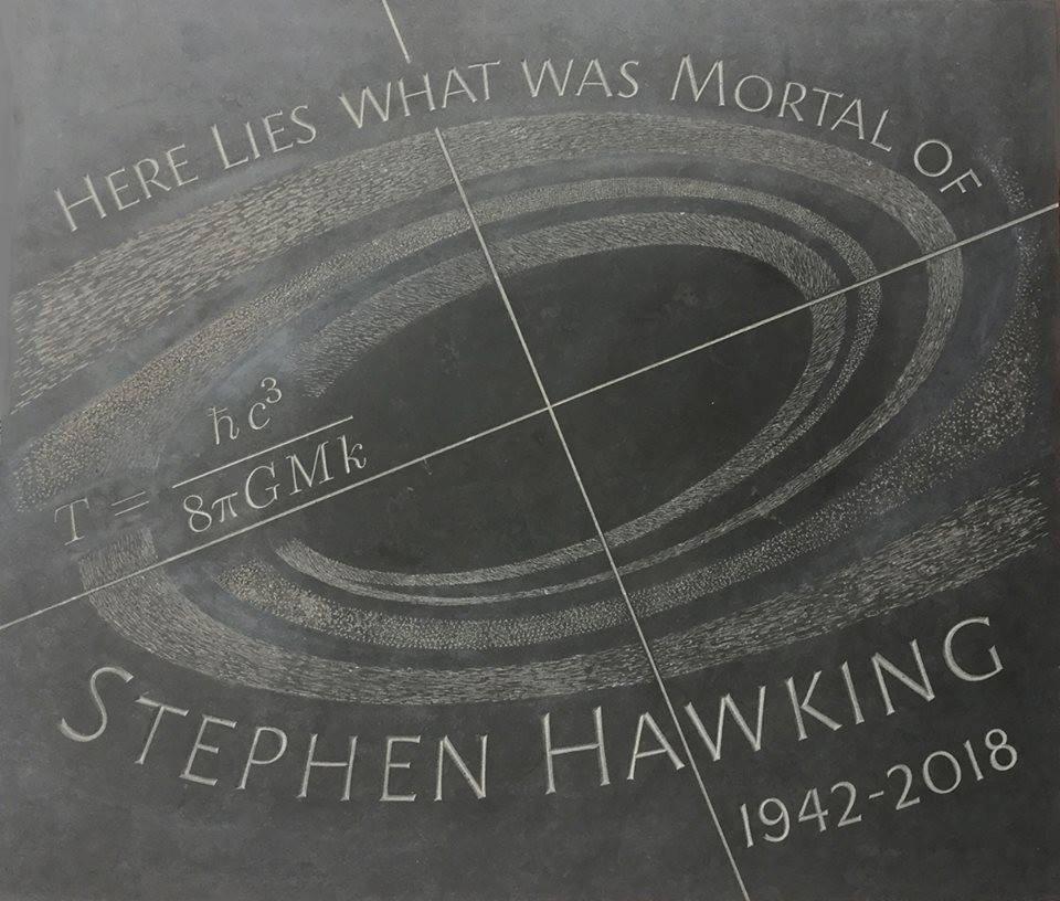 Stephen Hawking finds his final resting place today at Westminster Abbey, alongside those of Sir Isaac Newton and Charles Darwin.